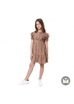 Timbo бежевое платье для девочки Lila P070537